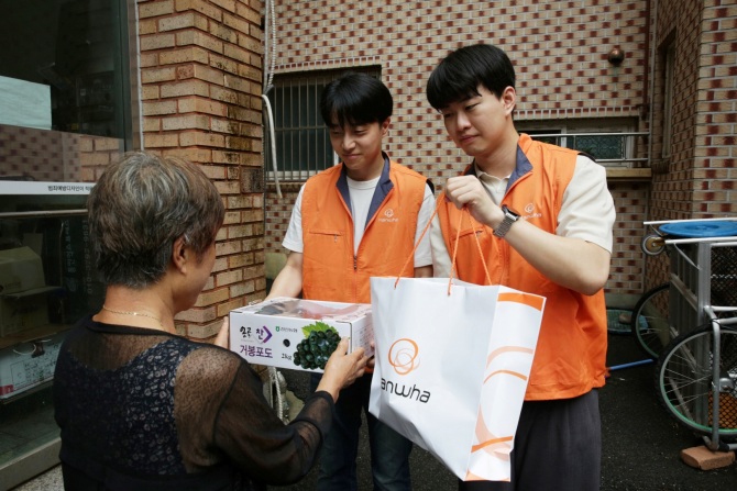 ㈜한화, 여름 제철음식 나눔 봉사활동, 지역사회에 대한 기여 지속적으로 이어가