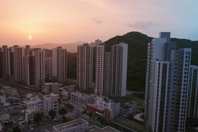  1,860세대 대단지 포레나타운 그 마지막을 완성한 한화포레나 부산덕천3차 드론영상